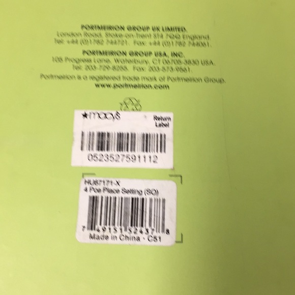 SOLD Botanic Hummingbird by Portmeirion Place - Picture 12 of 12